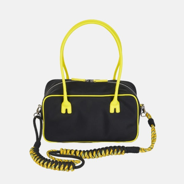 Brooklyn Bag + Rope Strap(Black Lemon)