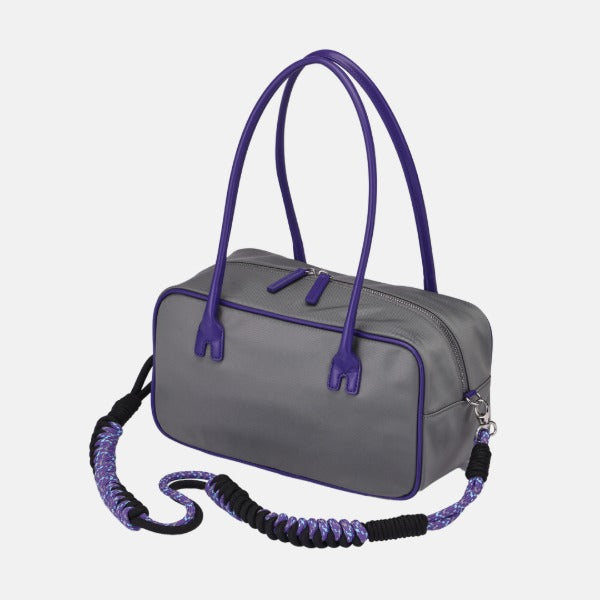 Brooklyn Bag + Rope Strap(Grey Purple)