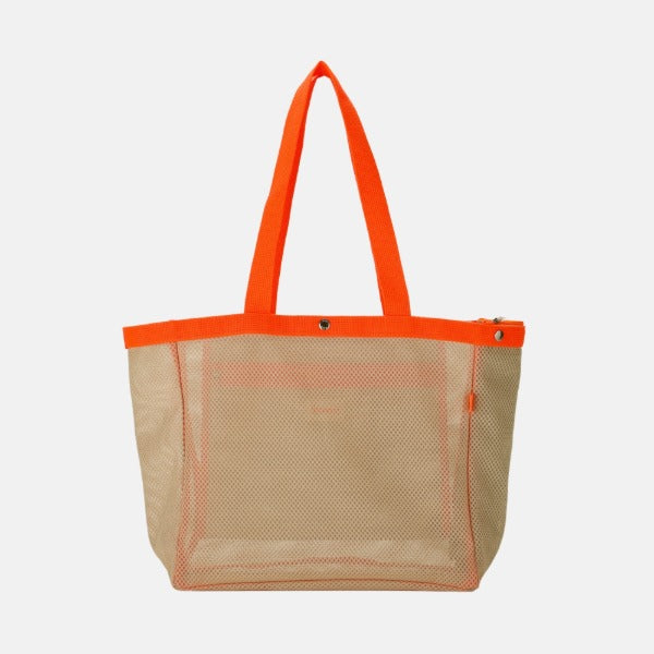 Mesh Shopper Bag_Beige