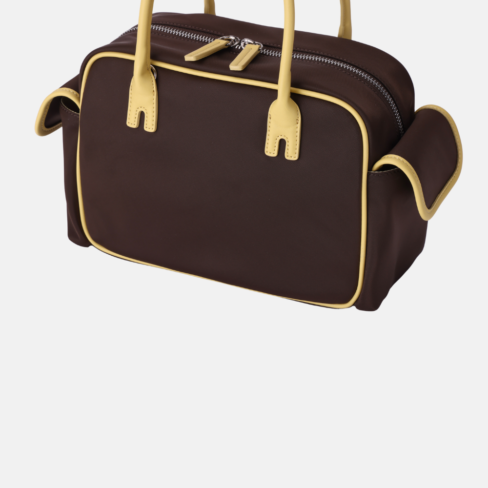 [Avécbag] Brooklyn Cargo Bag_Brown Yellow