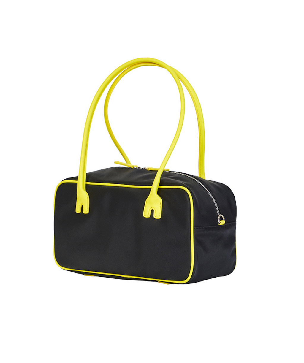Brooklyn Bag + Rope Strap(Black Lemon)