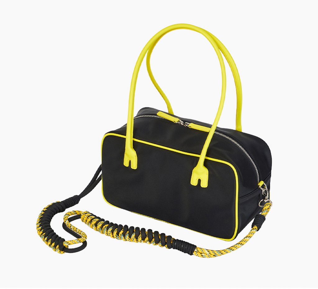 Brooklyn Bag + Rope Strap(Black Lemon)