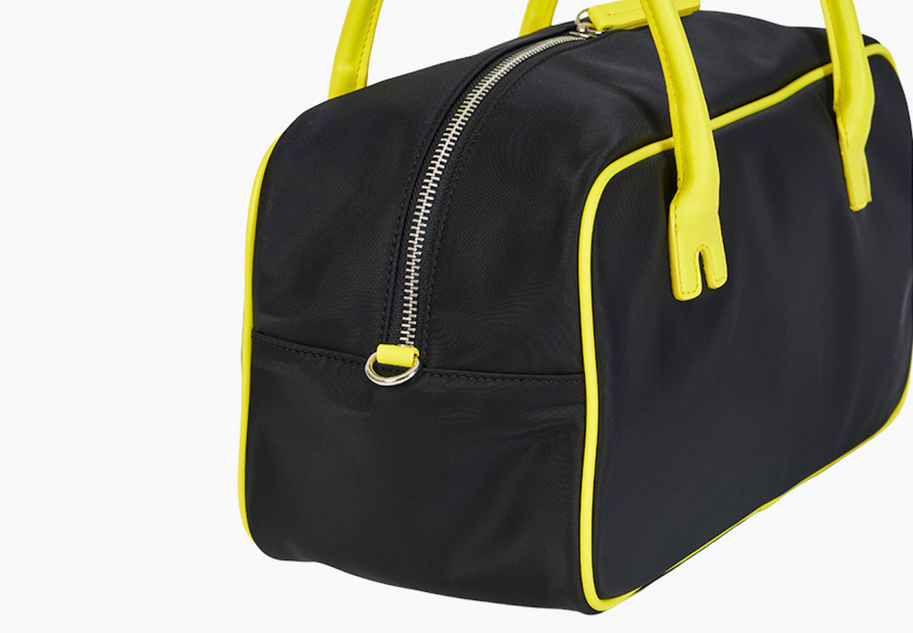 Brooklyn Bag + Rope Strap(Black Lemon)