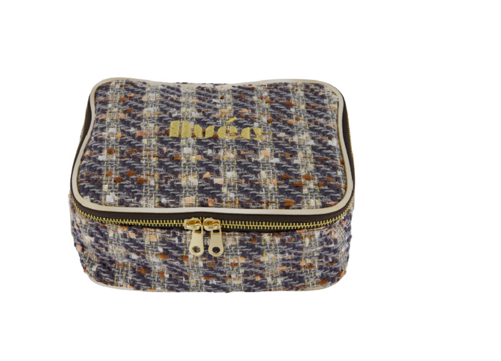 Tweed Carry∙Square Pouch Set