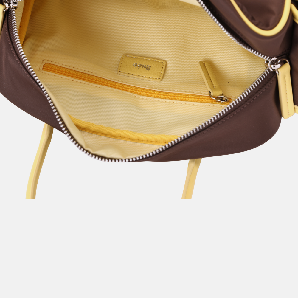[Avécbag] Brooklyn Cargo Bag_Brown Yellow