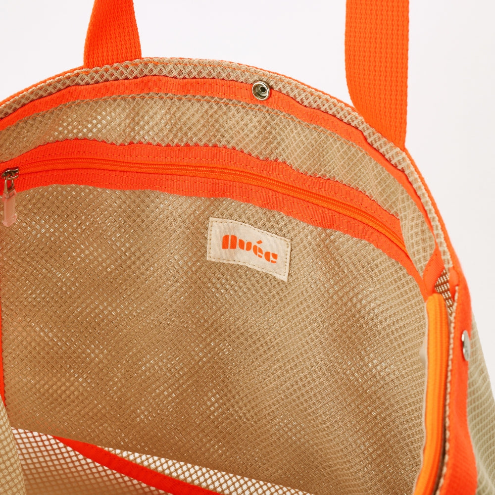 Mesh Shopper Bag_Beige