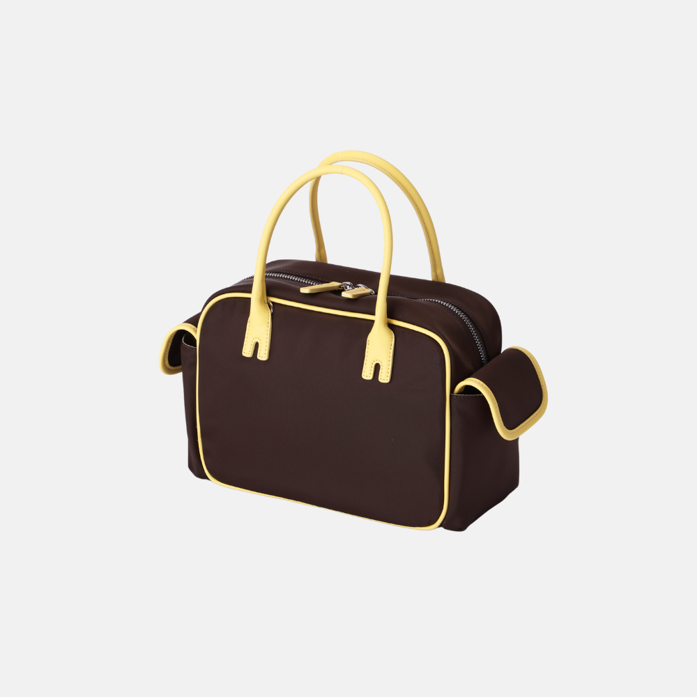 [Avécbag] Brooklyn Cargo Bag_Brown Yellow