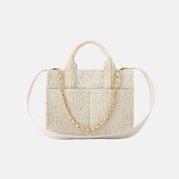 Tweedy Bag_Cream