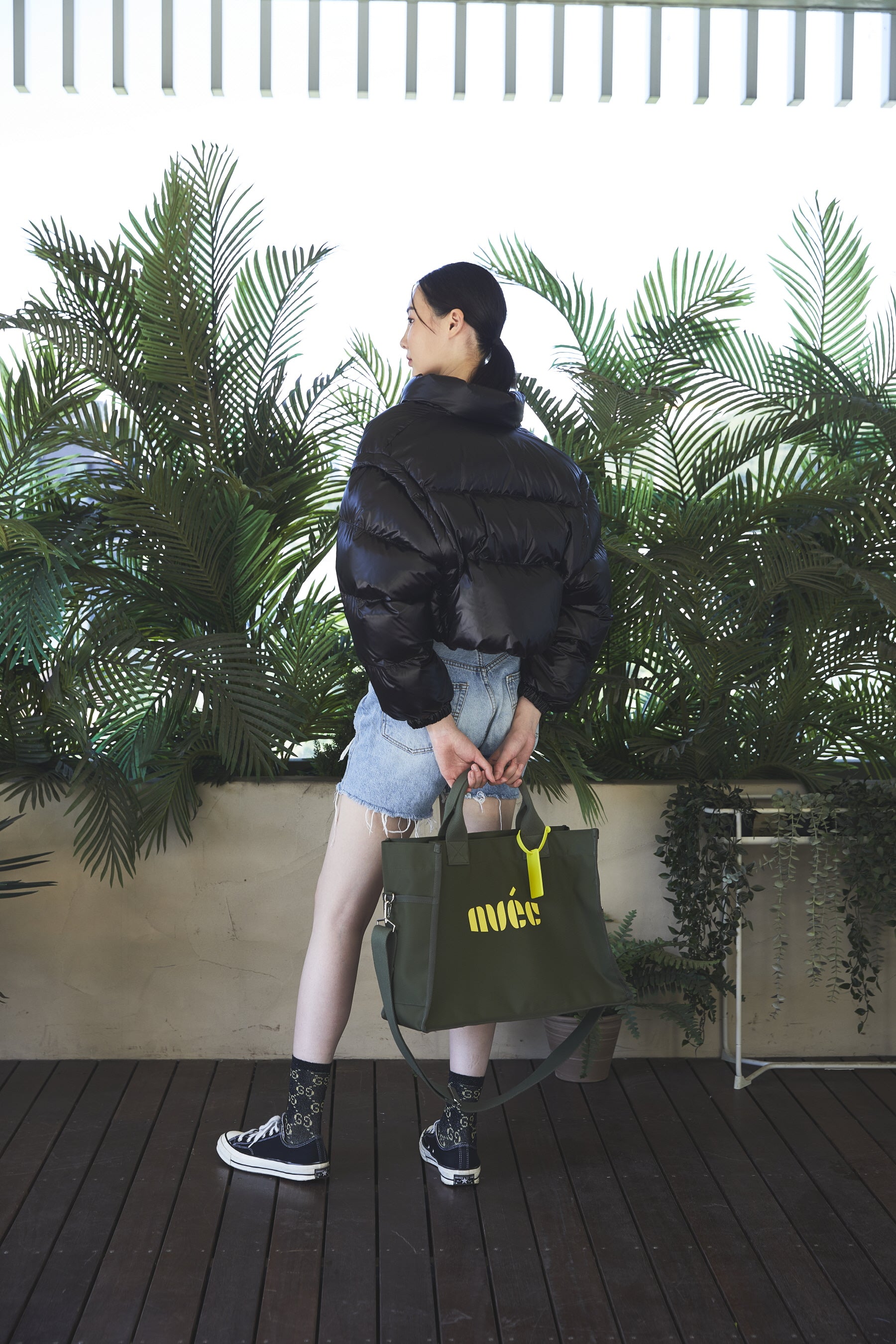 [Avécbag] Voyage Bag_Khaki-Lemon