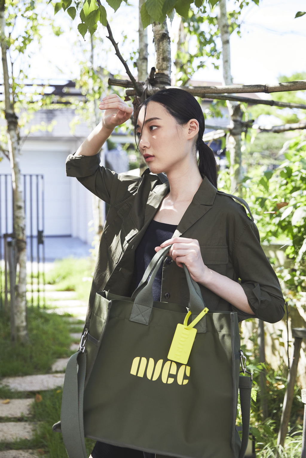 [Avécbag] Voyage Bag_Khaki-Lemon