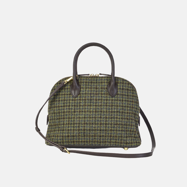 Half Moon Wool Check_Brown