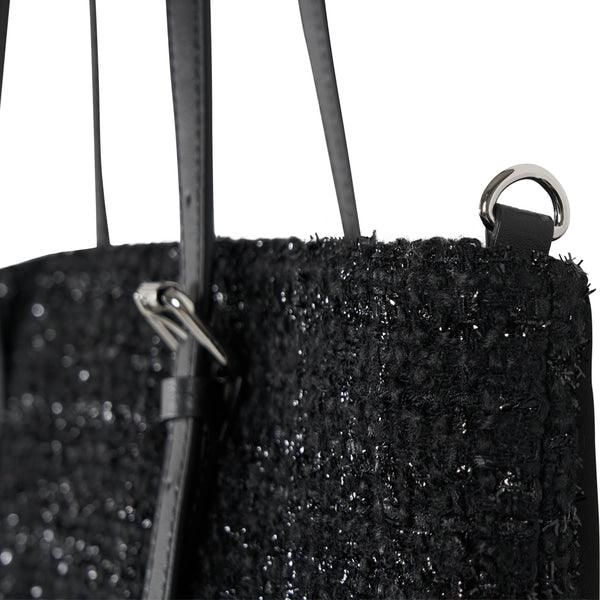 Tweed Square_Shine Black