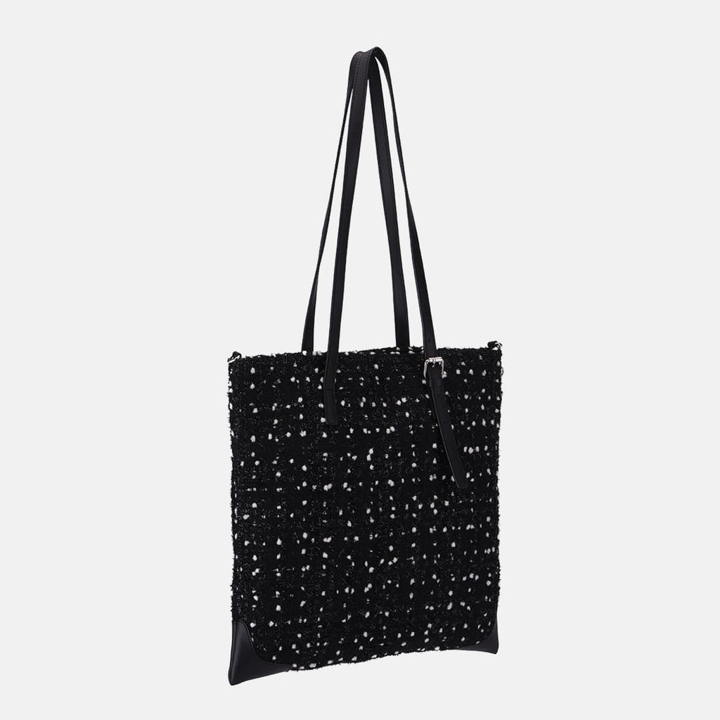 Tweed Square_Snow Black