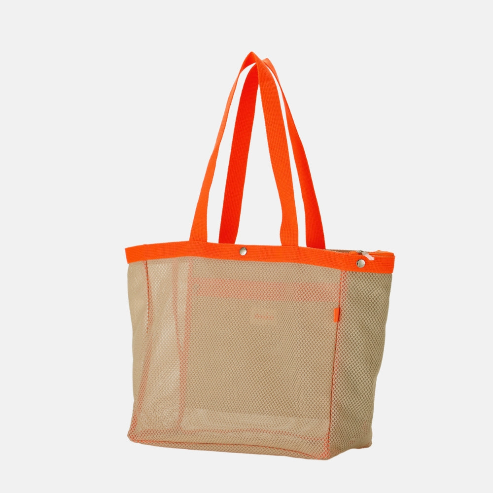Mesh Shopper Bag_Beige